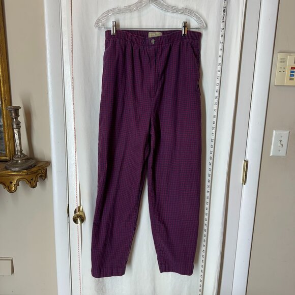 L.L. Bean Pants - Vintage LL Bean Flannel Pants
